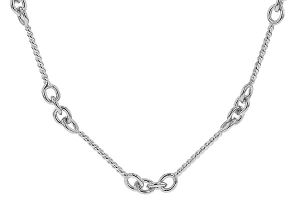 A302-18555: TWIST CHAIN (16IN, 0.8MM, 14KT, LOBSTER CLASP)