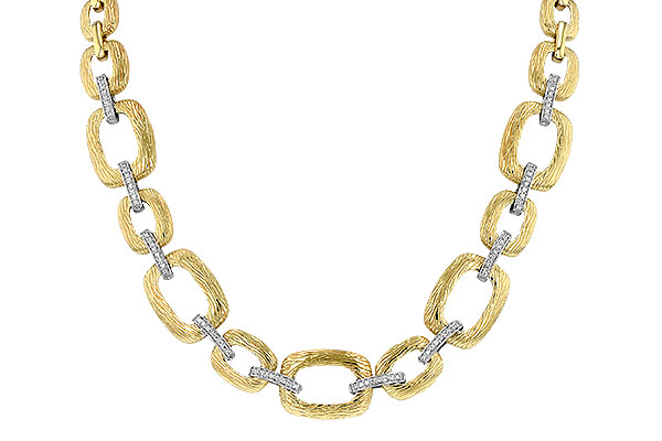F034-00436: NECKLACE .48 TW (17 INCHES)