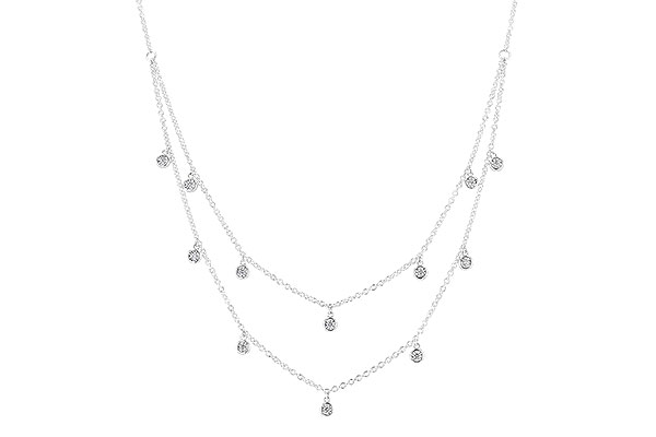 H301-28618: NECKLACE .22 TW (18 INCHES)