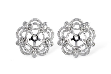 A213-13173: EARRING JACKETS .16 TW (FOR 0.75-1.50 CT TW STUDS)