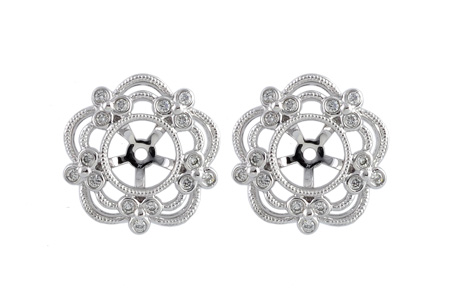 A213-13173: EARRING JACKETS .16 TW (FOR 0.75-1.50 CT TW STUDS)