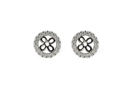A214-94919: EARRING JACKETS .24 TW (FOR 0.75-1.00 CT TW STUDS)
