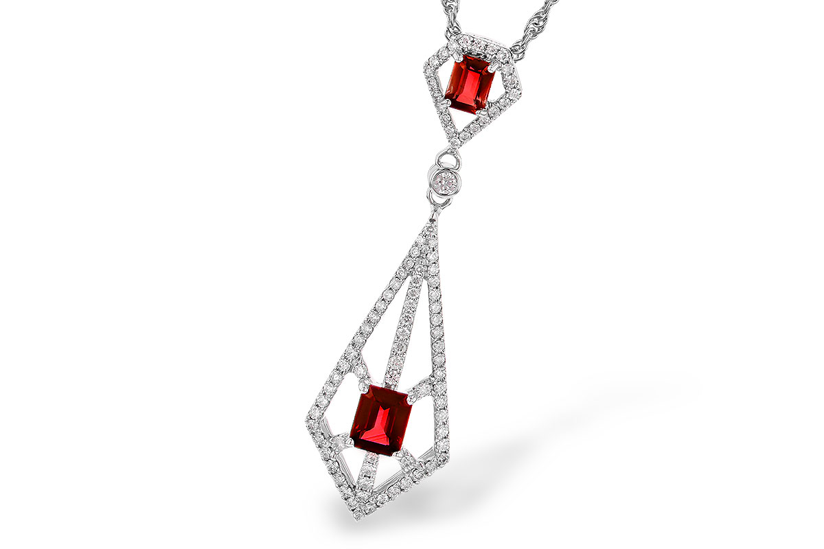 A300-40419: NECK .63 TW RUBY .93 TGW