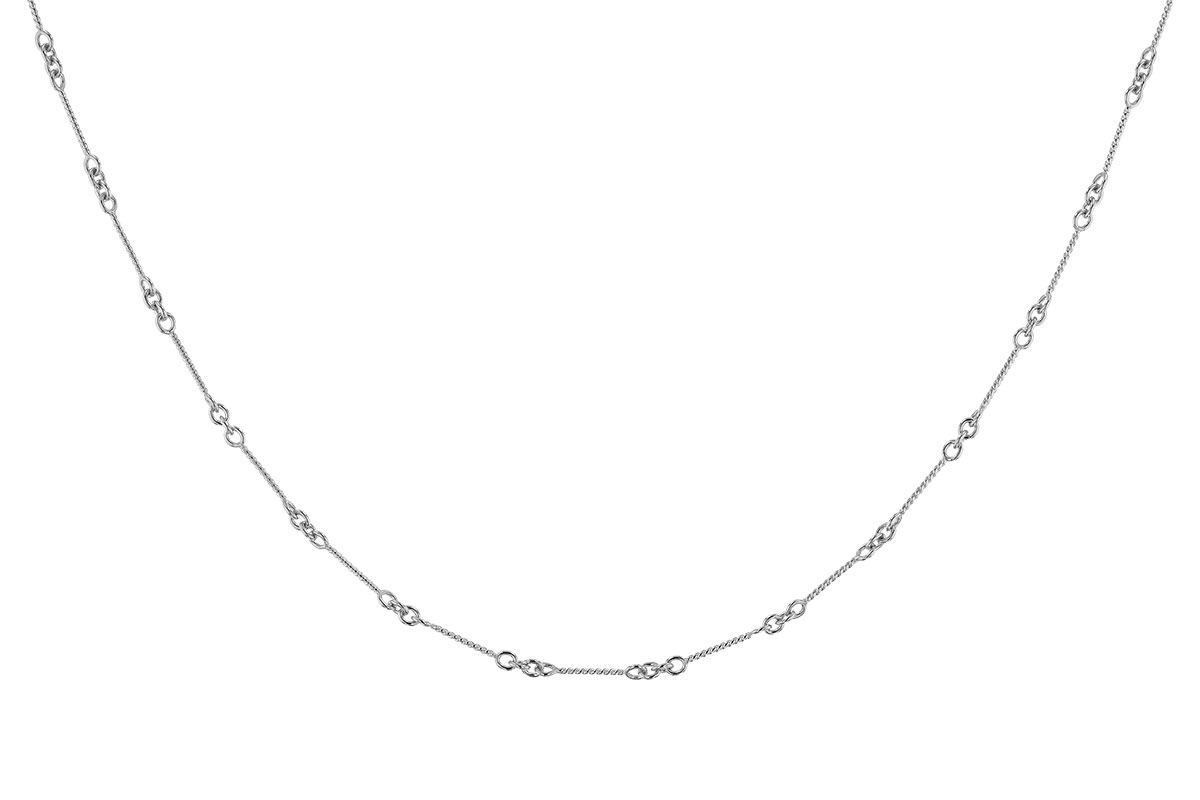 A302-18555: TWIST CHAIN (16IN, 0.8MM, 14KT, LOBSTER CLASP)