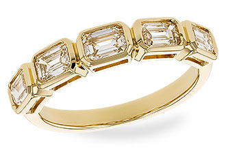 C301-32264: LDS DIA WED RG 1.20 TW EMERALD CUTS