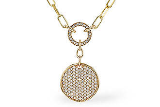 C302-20382: NECKLACE .92 TW (17")