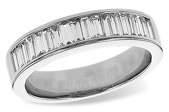 D302-18609: LDS DIA WED RG .70 TW BAGUETTES