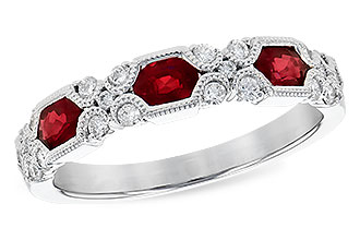 E300-40373: LDS WED RG .74 RUBY 1.00 TGW (4x3MM RUBY)