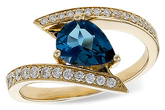 E302-19482: LDS RG 1.04 LONDON BLUE TOPAZ 1.28 TGW (8x6MM)