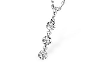 F301-30418: NECKLACE .08 TW