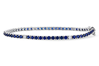 F302-19518: BRACELET 3.27 TW SAPP 3.52 TGW (7")