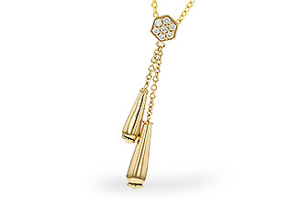 G302-19500: NECKLACE .11 TW