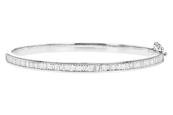 K301-28618: BANGLE 1.02 TW BAGUETTE DIAMONDS