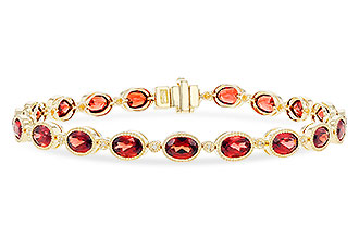 M301-29509: BRACELET 9.22 TW GARNET 9.26 TGW